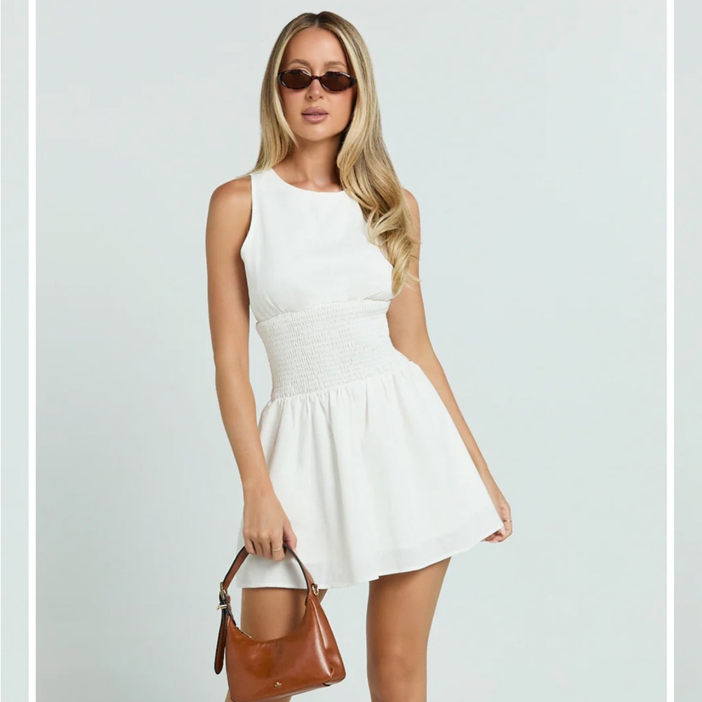 Reformation White Mini Dress